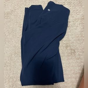 Blue lululemon align leggings